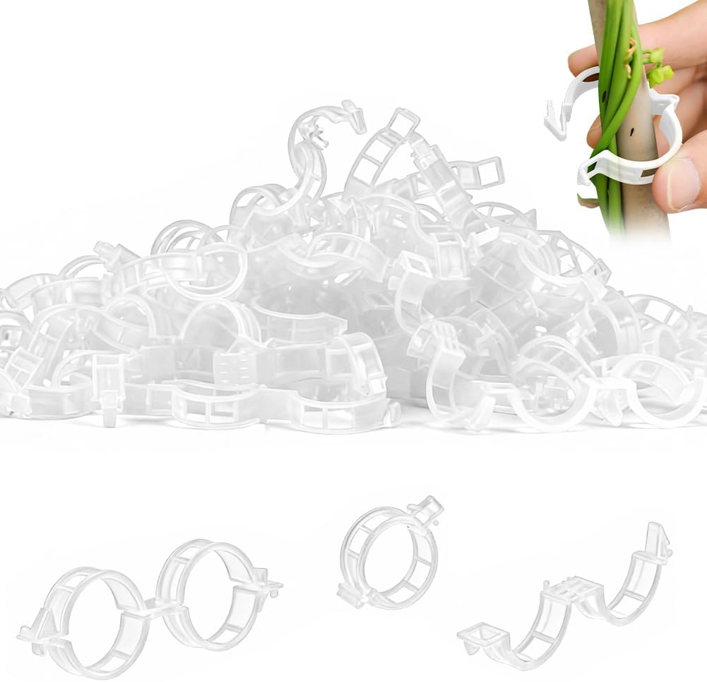Plant Parenting - 100PCS Plant Support Clips Reusable Garden