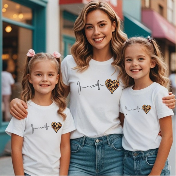 Leopard Heart Family T-shirt M - огляд і ціна Plant Parent T Shirt