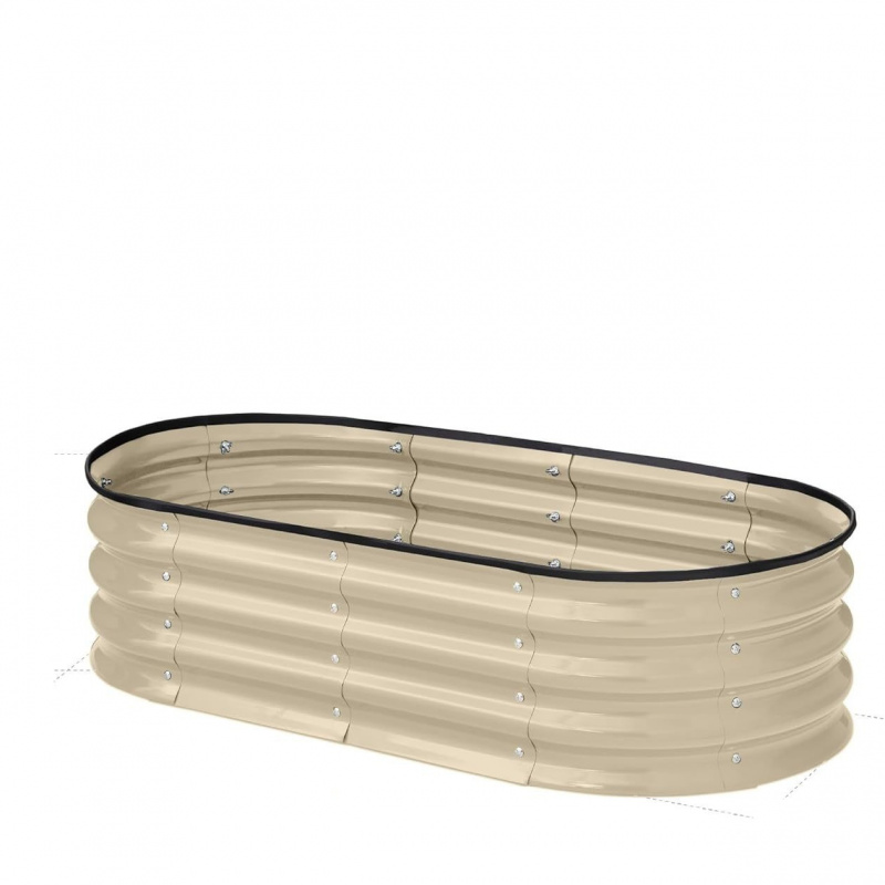 1PCS Oval-shaped Galvanized St - огляд і ціна Plant Parenting