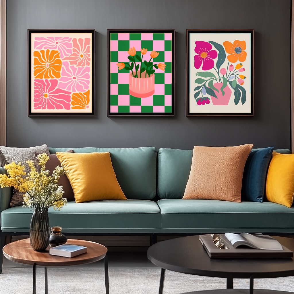 Vibrant Flowers and Vases Canv - огляд і ціна Plant Parenting