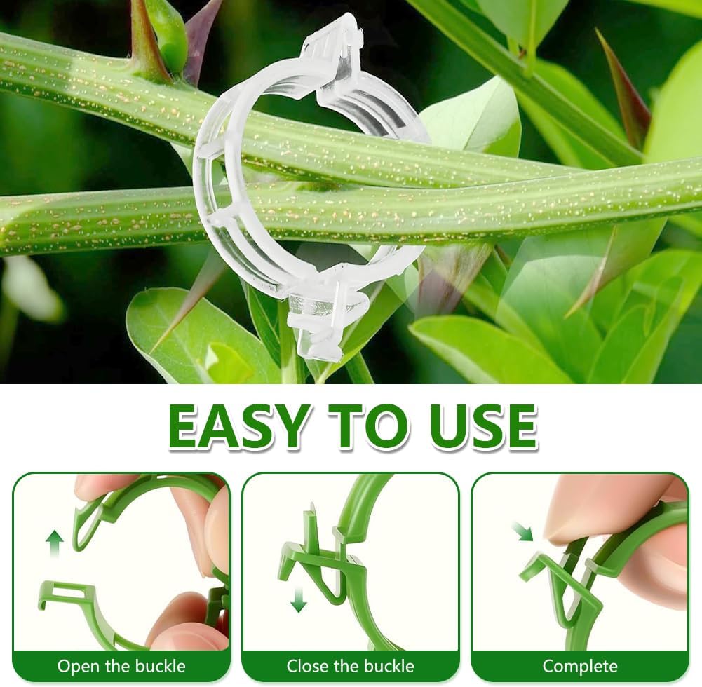 100PCS Plant Support Clips Reu - огляд і ціна Plant Parenting