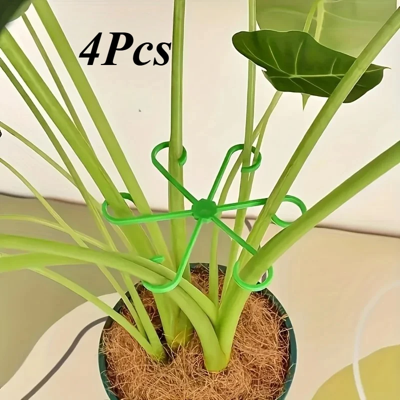 4‑Piece Plant Stem Support Cli - огляд і ціна Variegated Monstera Node