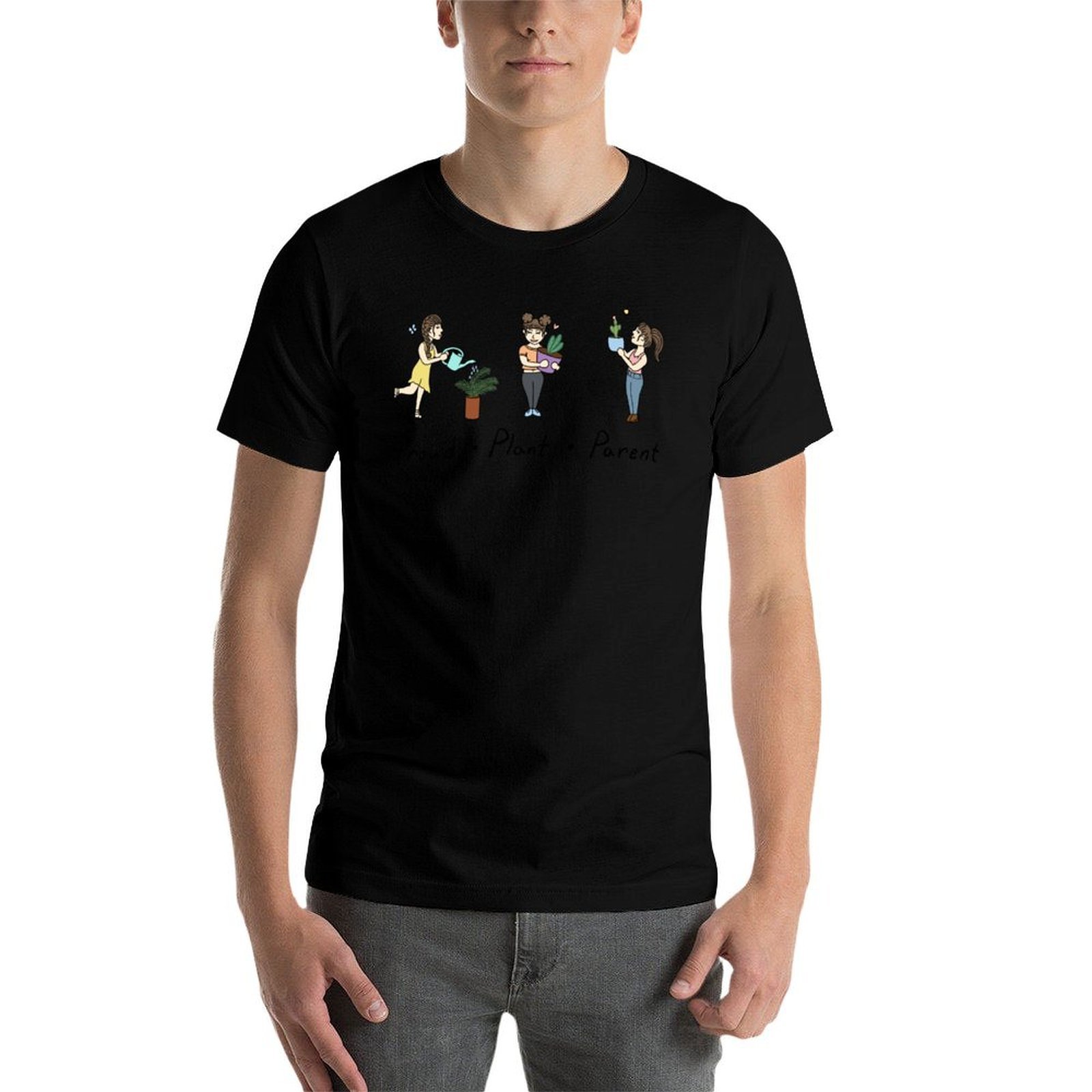 Plant Cartoon Proud Mom parent - огляд і ціна Plant Parent T Shirt