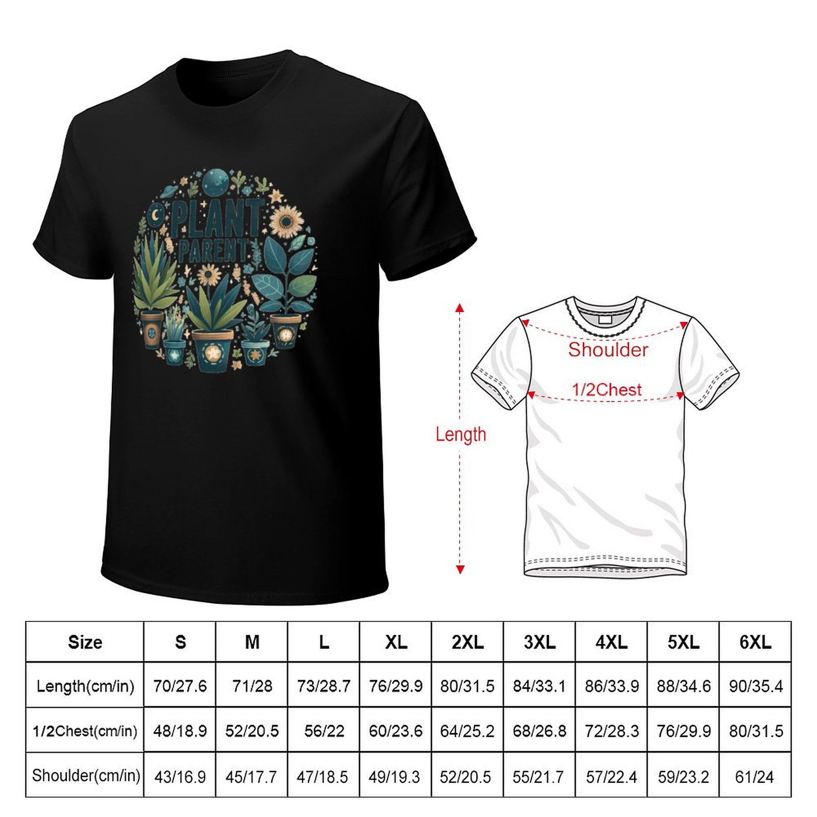 Plant parent T-Shirt Art Patte - огляд і ціна Plant Parent T Shirt