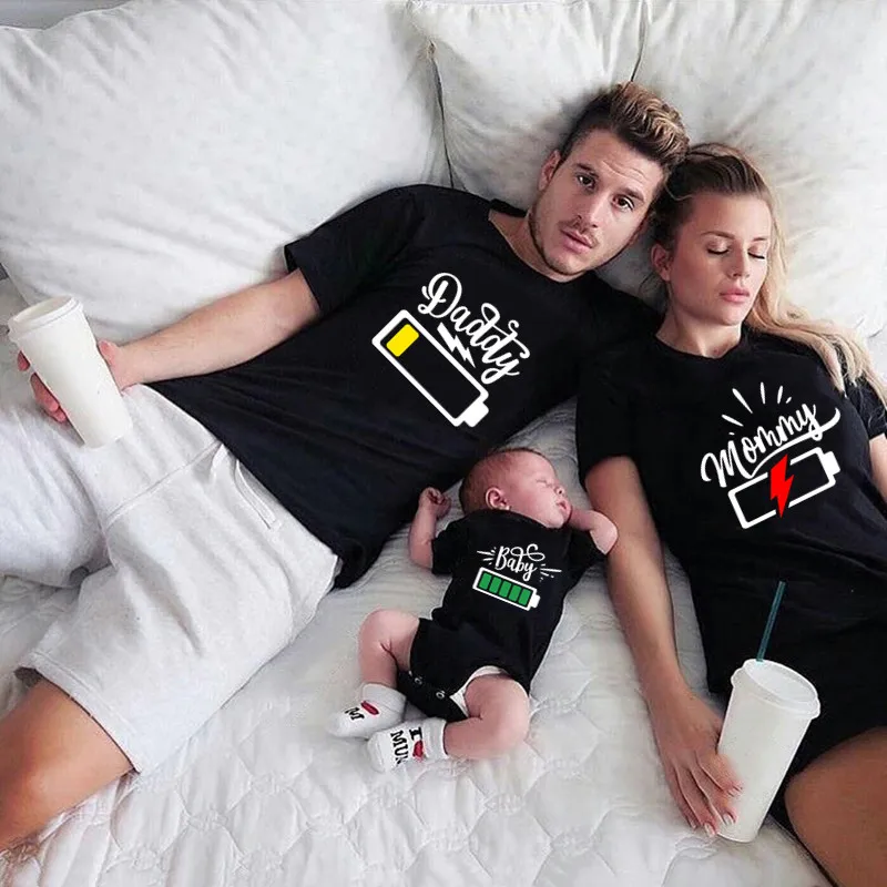 Funny Matching Family Battery  - огляд і ціна Plant Parent T Shirt