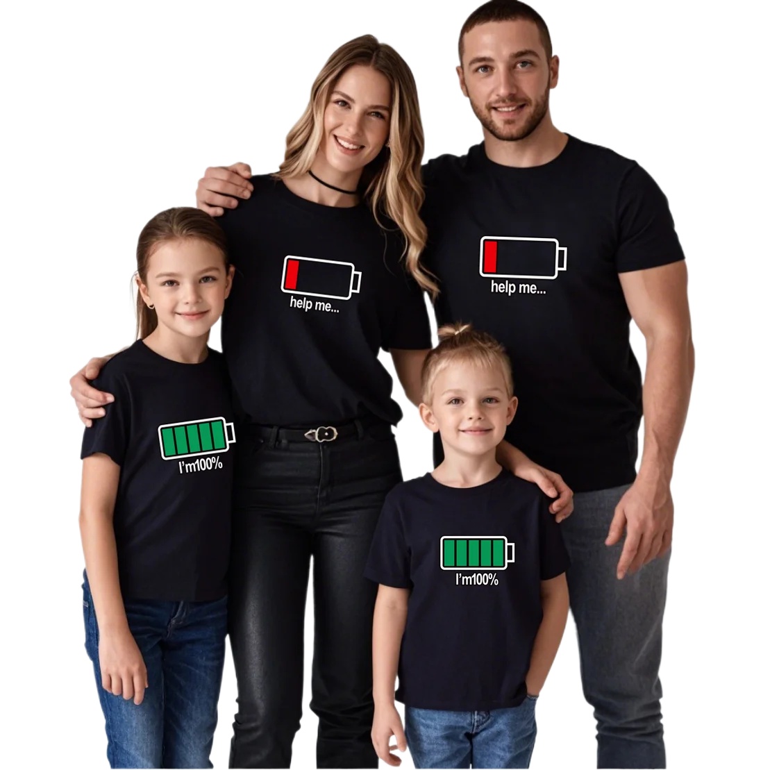 Funny Battery Pattern Family M - огляд і ціна Plant Parent T Shirt